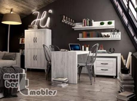 Muebles de despacho: comedor y despacho en una misma estancia