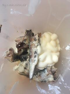 DIP DE PATÉ DE SARDINAS CON PAN FEO