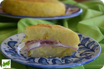 Tortilla de Patatas, York, Queso y Cabello de Ángel