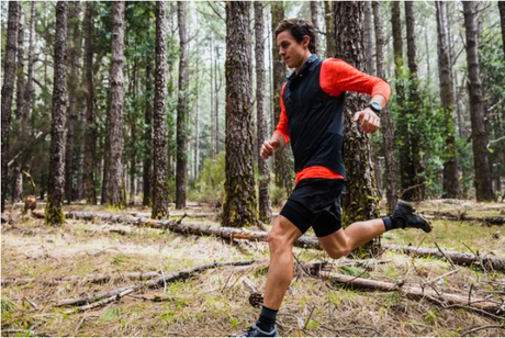 Mauricio Méndez corriendo