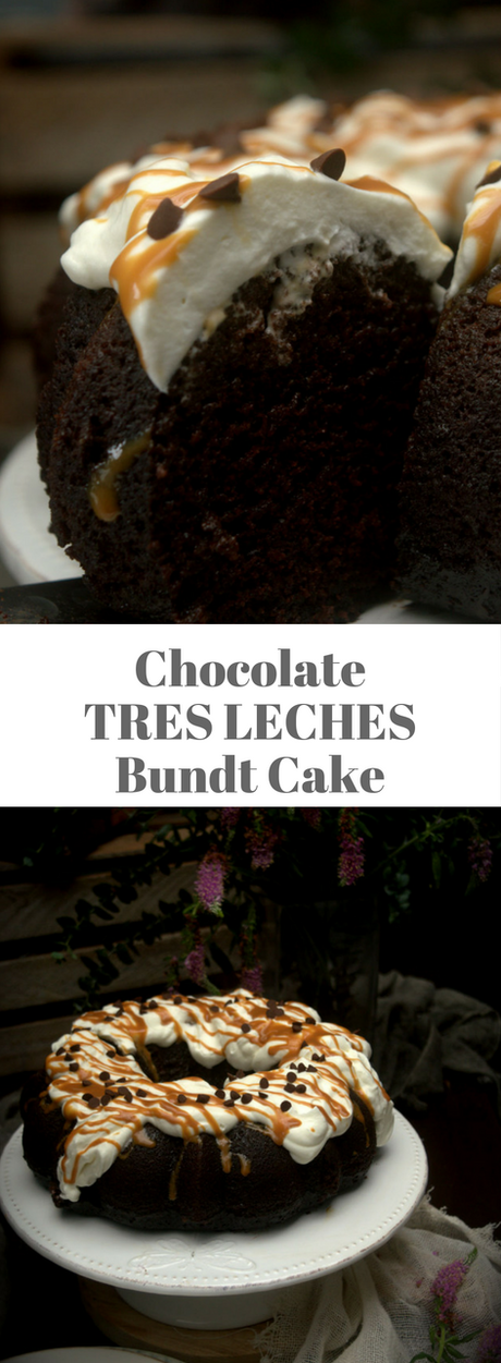 Chocolate Tres Leches Bundt Cake #BundtBakers