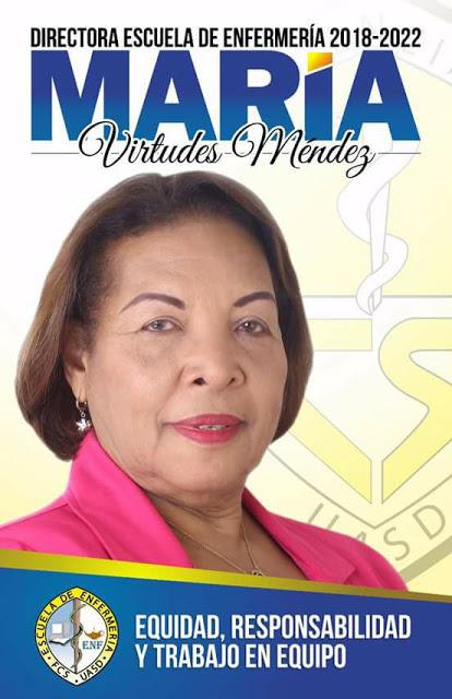 Neibana Virtudes Méndez Santana, electa directora Escuela de Enfermería UASD.