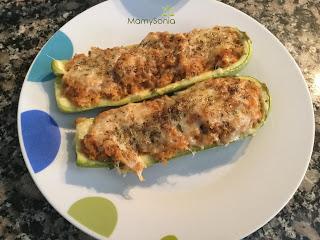 CALABACINES RELLENOS DE ATÚN EN THERMOMIX