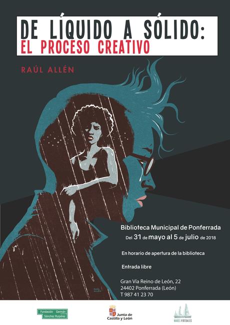 Exposixión: “DE LÍQUIDO A SÓLIDO: EL PROCESO CREATIVO” de RAÚL ALLÉN