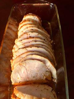 FIAMBRE DE PAVO CON PATATAS Y ESCALIVADA