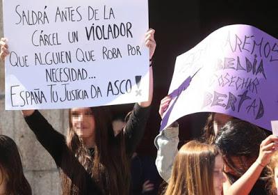 Rabia e indignación en protestas contra la libertad de “La Manada”.