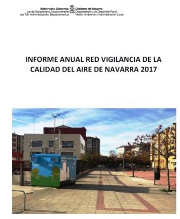 Navarra: informe calidad del aire 2017