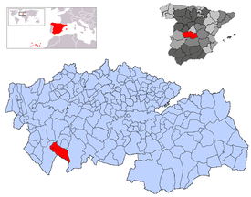 Resultado de imagen de Valle de Robledo del Mazo mapa