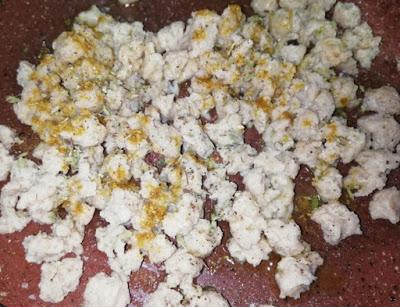 Revuelto de Soja Texturizada con Setas y Champiñones Revuelto de Soja Texturizada con Setas y Champiñones
