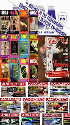 REVISTAS Y YOUTUBERS DEL MISTERIO