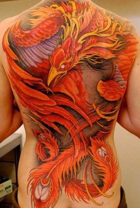 40 ideas de Tatuajes del ave Fénix