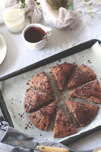 Scones de avena y espelta