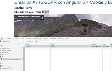 Crear una Notificación GDPR con Angular 6 + Cookie y Bootstrap 4