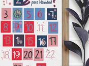 Imprimibles para niños: calendario adviento 2017