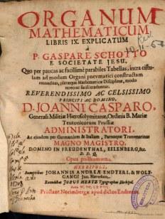 El Organum mathematicum de Munich expuesto en Herne