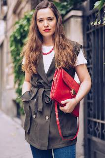 The satin vest The satin vest