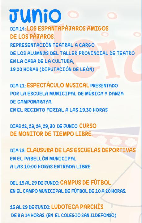 ¡Vive el verano! Guía de actividades en Camponaraya