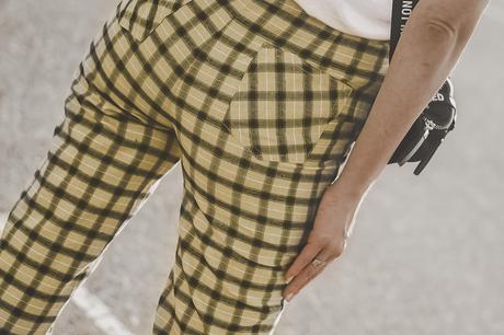 Pantalon amarillo tartan