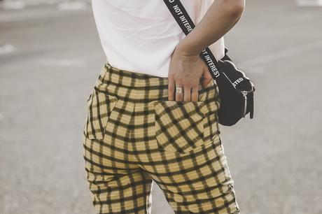 Pantalon amarillo tartan