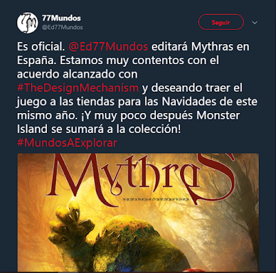 Mythras de The Design Mechanism en español, de manos de 77 Mundos Mythras de The Design Mechanism en español, de manos de 77 Mundos