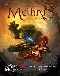 Mythras de The Design Mechanism en español, de manos de 77 Mundos