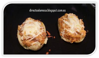 Patatas rellenas de carne Patatas rellenas de carne