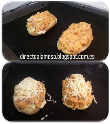 Patatas rellenas de carne Patatas rellenas de carne