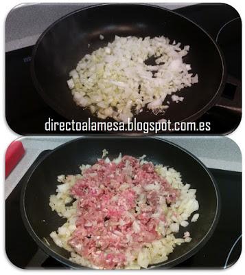 Patatas rellenas de carne Patatas rellenas de carne