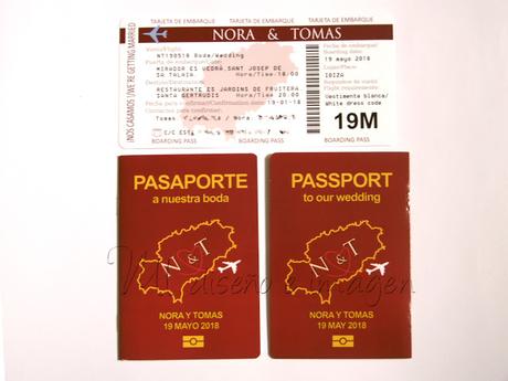 Invitaciones de boda Pasaporte_Ibiza