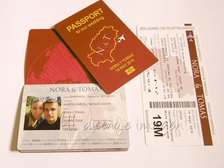 Invitaciones de boda Pasaporte_Ibiza