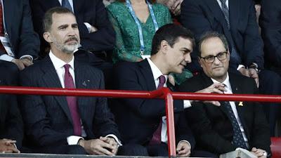 Cierta distensión en la apertura de los Juegos Mediterráneos.