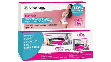 Programa 30 Días Lipobiotic® de Arkopharma en mi Operación Bikini