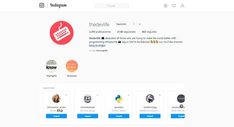 7 Cuentas de Instagram que debes Seguir si eres Developer 7 Cuentas de Instagram que debes Seguir si eres Developer