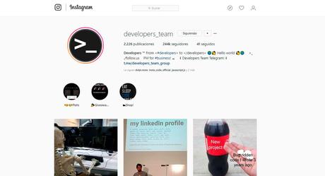 7 Cuentas de Instagram que debes Seguir si eres Developer 7 Cuentas de Instagram que debes Seguir si eres Developer