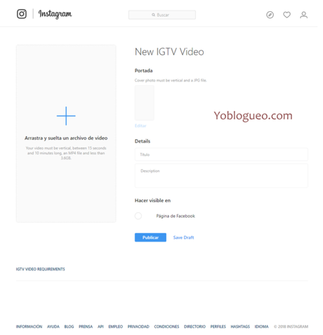 Instagram lanza Instagram TV o IGTV el nuevo formato para vídeos largos