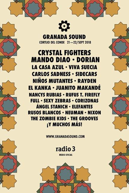 Granada Sound 2018: El Kanka, Juanito Makandé, Rayden, Niños Mutantes, Sexy Zebras, Neuman...