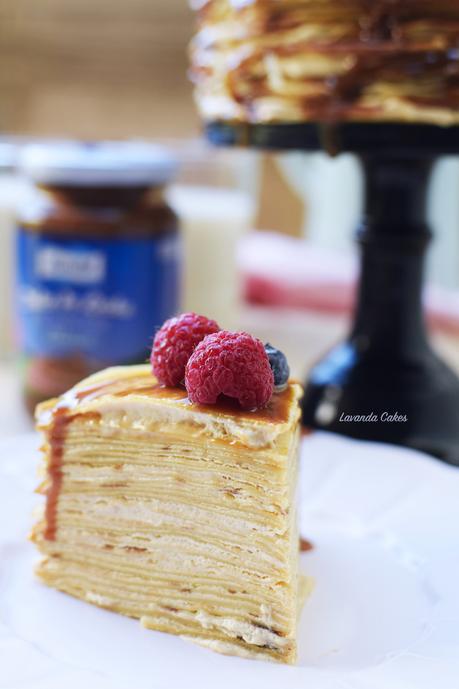 Tarta de Crepes y Dulce de Leche (Mille Crepe Cake)