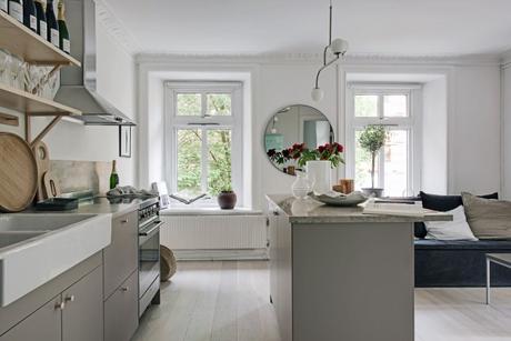 piso 40 metros decoración pequeño piso sueco estilo nórdico estilo escandinavo distribución diáfana decoración pisos pequeños buena planificación vivienda 6 claves para una cocina de estilo nórdico   