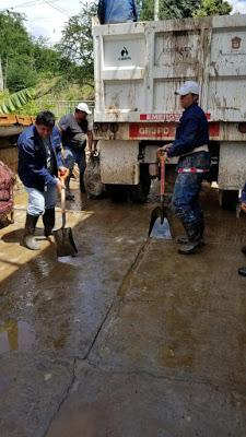 ATIENDE GRUPO TLÁLOC CONTINGENCIA POR LLUVIA EN TEJUPILCO