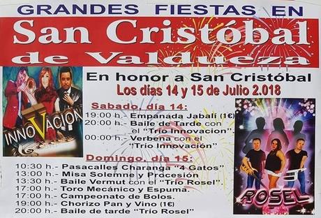 Fiestas patronales de San Cristobal de Valdueza