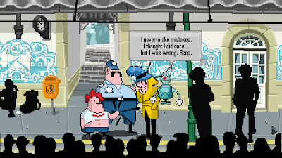 El misterio ferroviario point'n click de Detective Case and Clown Bot in: The Express Killer disponible a partir del 19 de julio