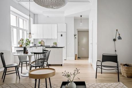 estilo escandinavo decoración dormitorio nórdico decoración de verano decoración colores suaves decoración colores neutros bambu madera clara   