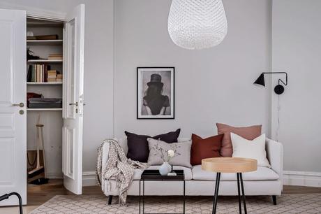 estilo escandinavo decoración dormitorio nórdico decoración de verano decoración colores suaves decoración colores neutros bambu madera clara   