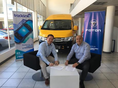 FOTON FIRMA CONVENIO ESTRATÉGICO CON TRACKLINK