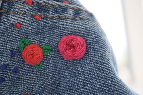 Diy: cazadora bordada con flores