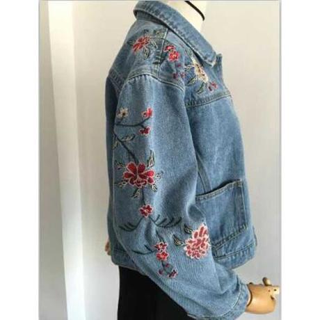 Diy: cazadora bordada con flores