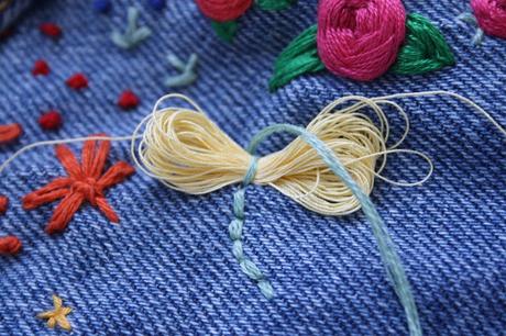 Diy: cazadora bordada con flores