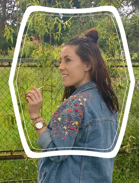 Diy: cazadora bordada con flores