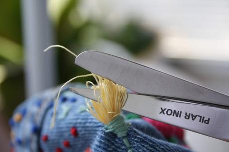 Diy: cazadora bordada con flores