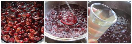 Mermelada de cerezas al limoncello